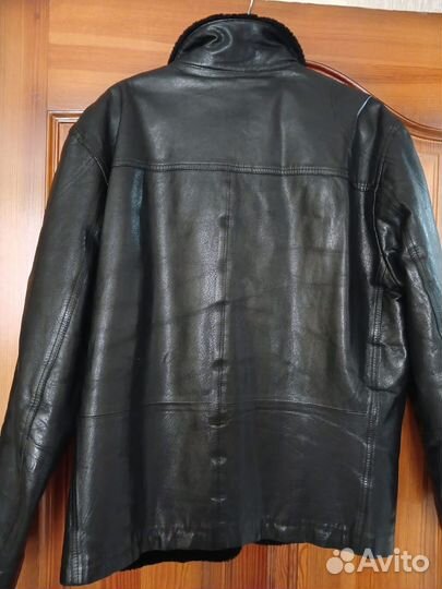 Дубленка кожаная натуральная мужская