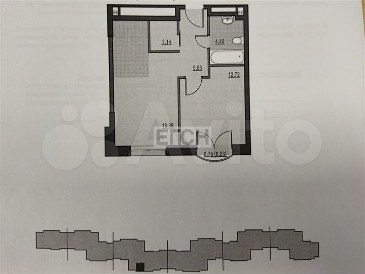 1-к. квартира, 43,4 м², 16/28 эт.