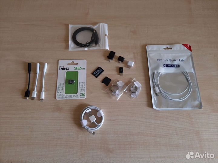 Кабели адаптеры для iPhone и андроид