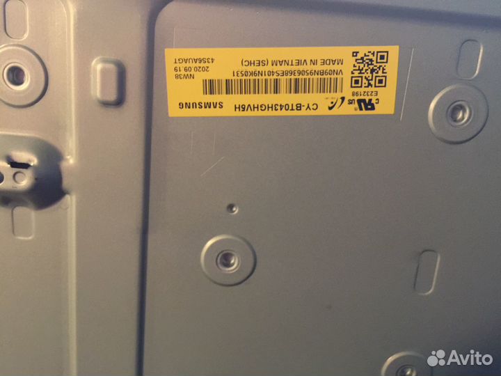 Подсветка матрицы TV Samsung ue43tu7170u