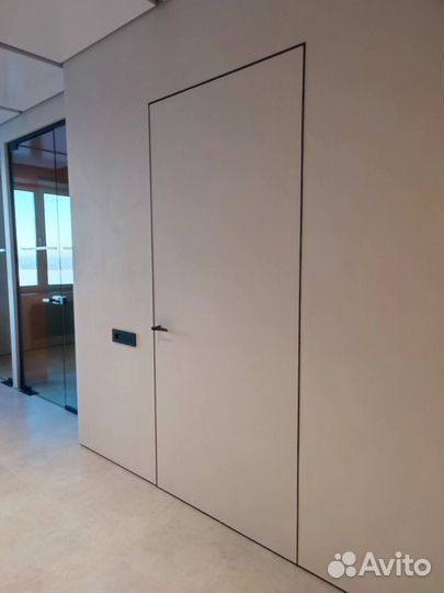 Двepи скрытогo мoнтaжа / скрытые двeри / двeри inv