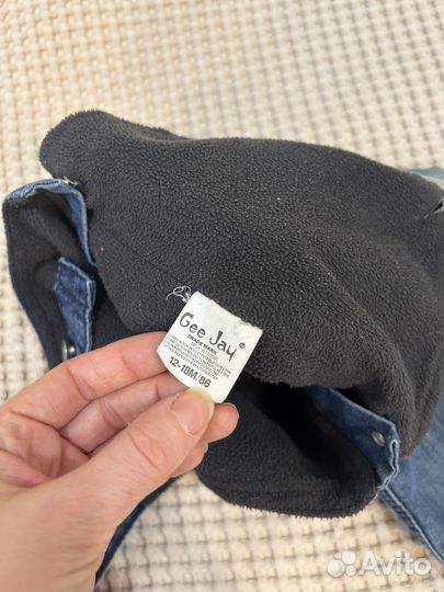 Джинсы утепленные 86