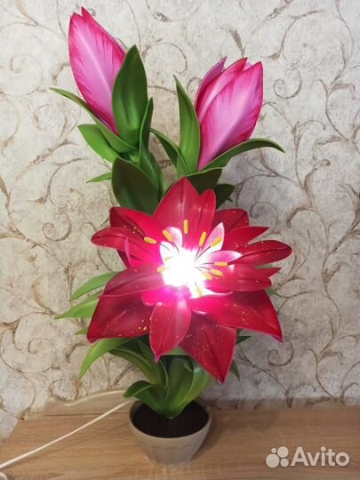 Светильники цветы ручной работы