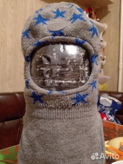 Сапожки деми и шапка шлем