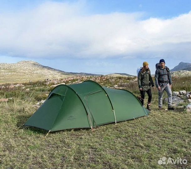 Новая Палатка Naturehike на 2 человека, оранжевая