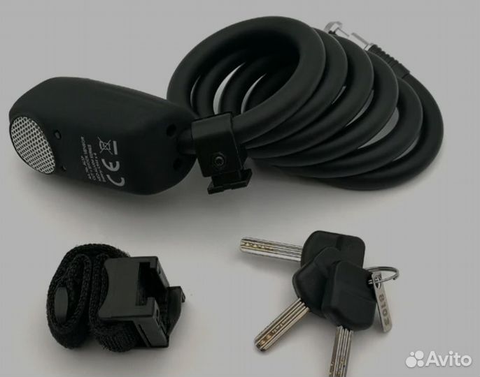 Замок велосипедный сигнализацией