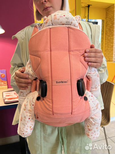 Эргорюкзак Babybiorn one soft cotton mix