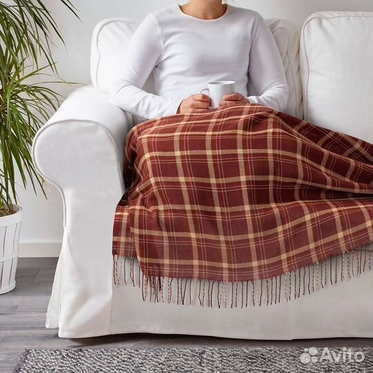 Аннамиа Плед, темно-красный