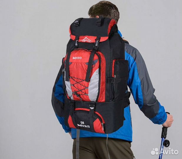 Рюкзак 80L дорожный большой 80 литров легкий
