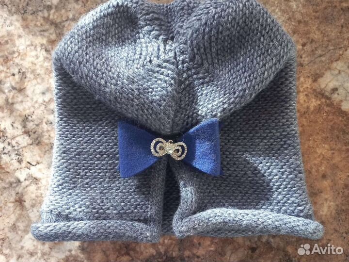 Шапка женская вязаная