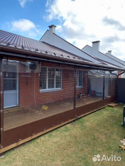 Мягкие окна на беседку