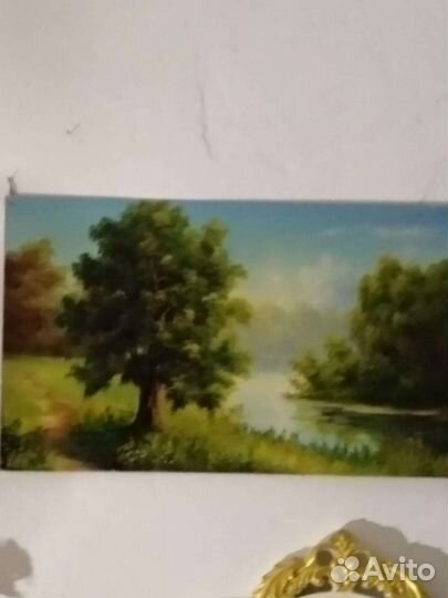 Картина Рассвет Сделано Из Маслянистой Краски