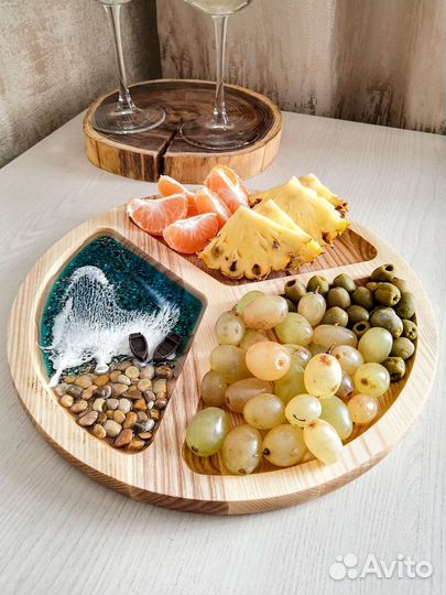 Менажница из ясеня. Подарок на свадьбу