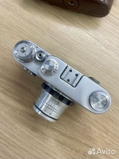 Пленочный фотоаппарат фэд-3 в чехле СССР