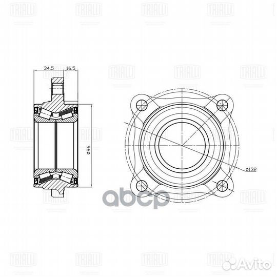 Ступица для а/м Toyota Land Cruiser Prado (02)