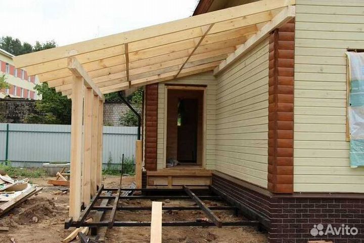 Пристройки. Веранды, террасы к дому