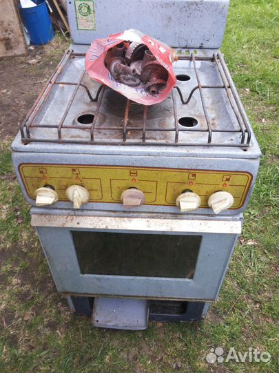 Плита газовая СССР 4х комфорк+духовка