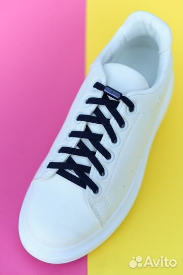 Шнурки для обуви эластичные с фиксатором