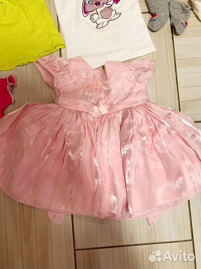 Вещи пакетом на девочку 74 80