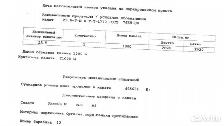 Стальной канат