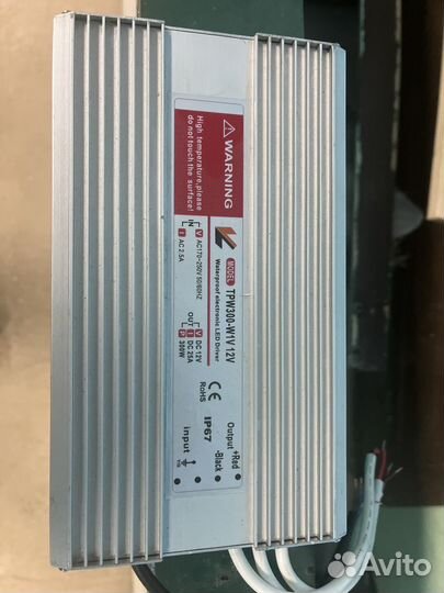 Блок питания tpw300-w1v 12v
