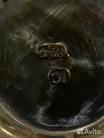 Стопки серебро 84 пробы