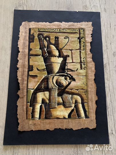 Картина на папирусе из Египта
