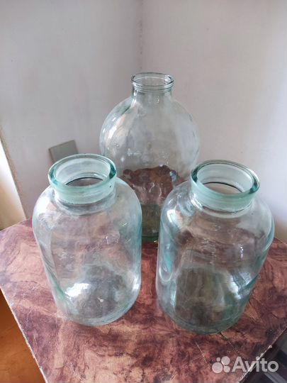 Бутыль стеклянная 6,10,20 л