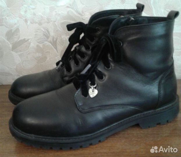Ботинки, демисезонные, размер 38, кожа