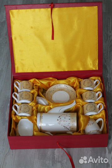 Сервиз кофейный чайный фарфор