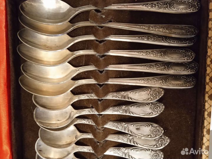 Набор столовых приборов мельхиор СССР