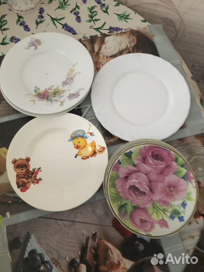 Фарфоровые тарелки СССР