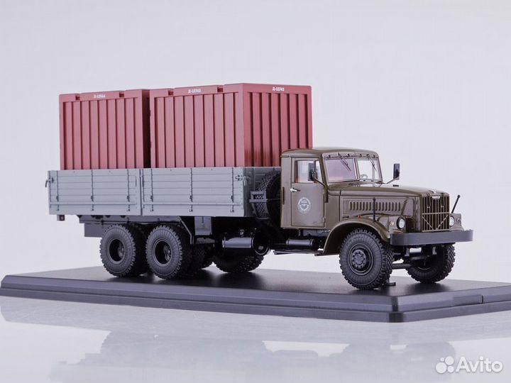 Краз-257Б1 бортовой с контейнерами (Kiosk)