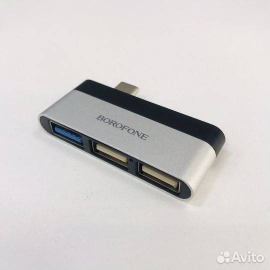 USB хаб адаптер Type-C 3 порта USB 3.0+USB 2.0 DH1