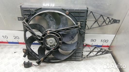 Вентилятор радиатора skoda fabia 2 (1SK28KE01)