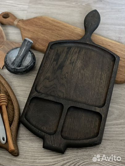 Новая деревянная посуда комплект