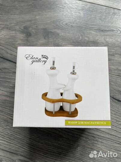 Набор бутылочек для масла и уксуса фарфор