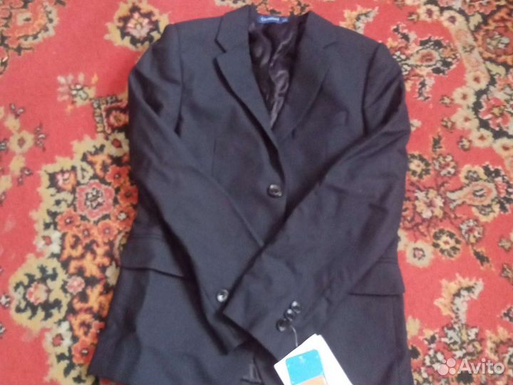 Пиджак для школы темно-синий, на мальчика