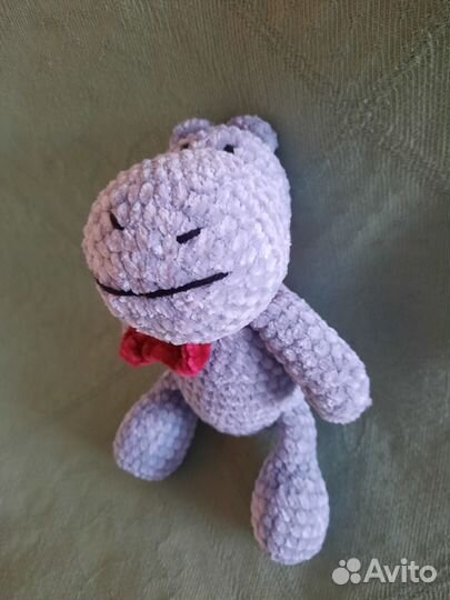 Плюшевый бегемотик Тотошка