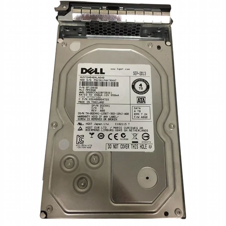 [GCHH1] Жесткий Диск Dell 4tb 7200 Sata3 3,5" Hdd Gchh1
