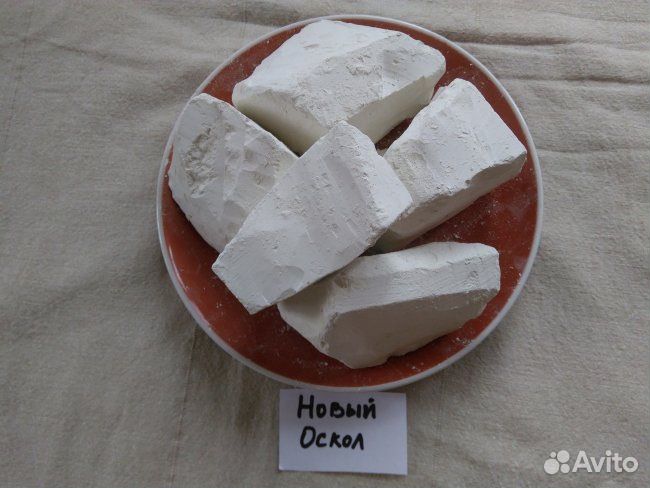 Мел для еды очищенный, кусковой