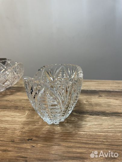 Конфетница хрусталь СССР
