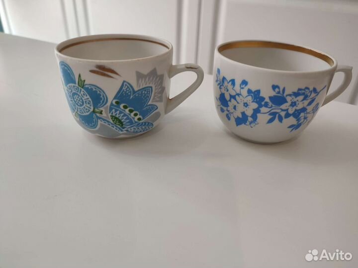 Остатки чайных сервизов.Посуда СССР