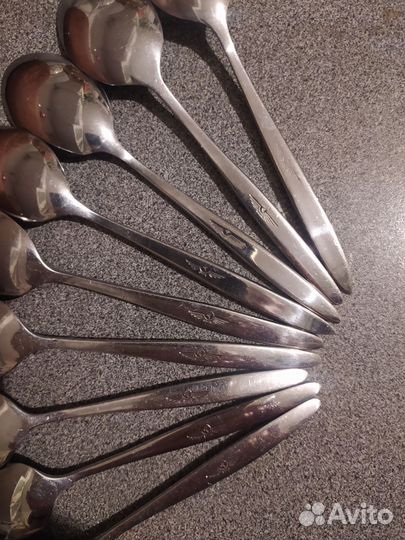 Ложки с логотипом авиакомпании Аэрофлот