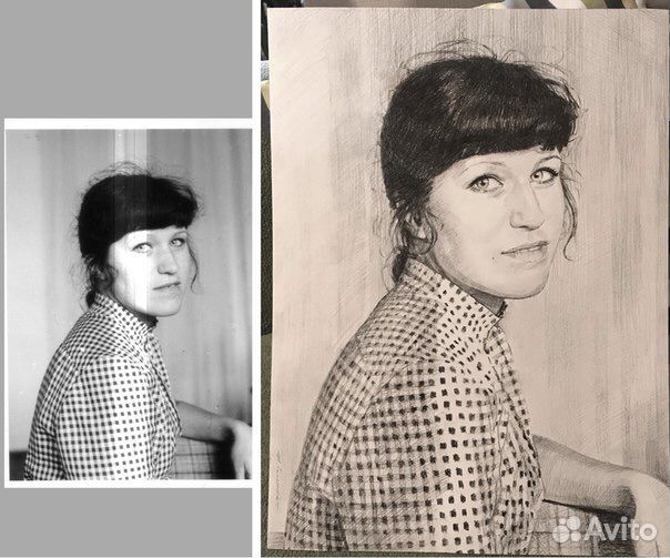 Портрет по фотографии, картины