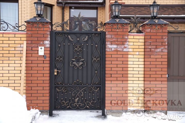 Кованные ворота на заказ