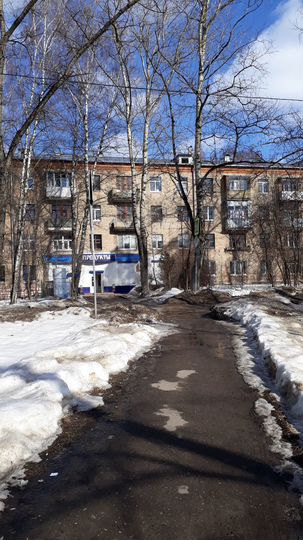 Комната 21,3 м² в 4-к., 4/4 эт.