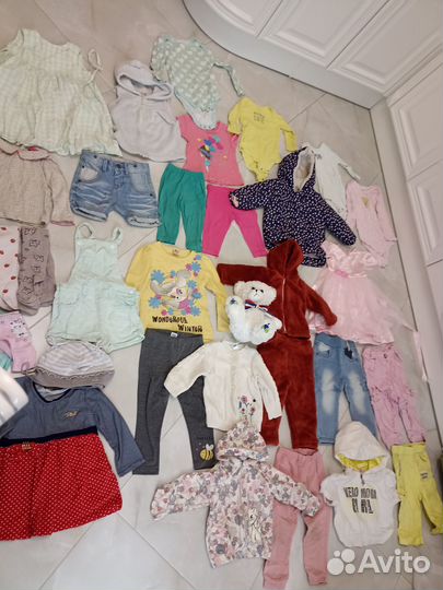 Большой Пакет вещей для девочки до 1год