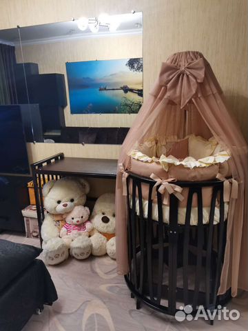 Детская кровать трансформер с маятником 8 в 1