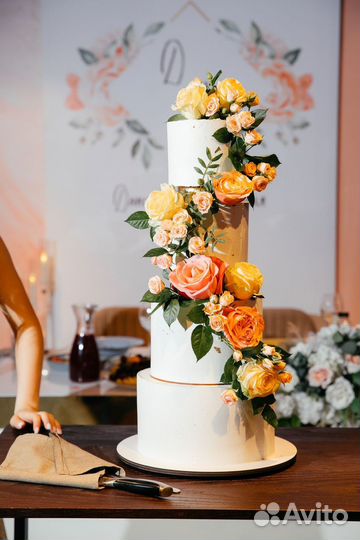 Свадебный торт на заказ Самара